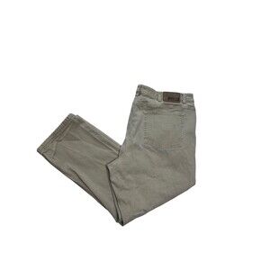 Duluth Trading Co Pants Mens 42x30 Tan Flex Fire Hose Work Canvas Khaki Color